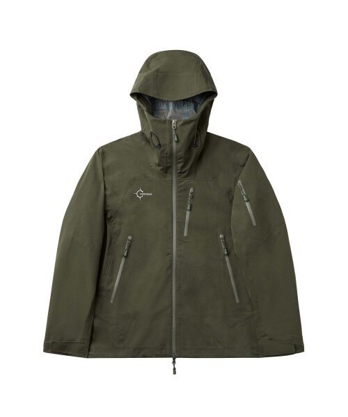 HARDGEAR APPAREL(ハードギアアパレル)の「3レイヤーハードシェルジャケットカーキ(ナイロンジャケット・メンズ・その他・LARGE/MEDIUM/SMALL/X-LARGE)」の1枚目の写真