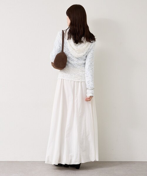 mystic（ミスティック）の「レースフーディーパーカー（パーカー・レディース・オフホワイト/ブラック・FREE/2）」の3枚目の写真