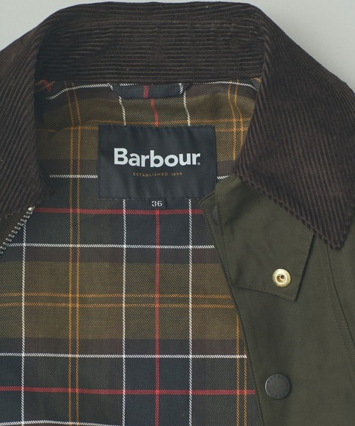 Barbour(バブアー)の「Curensology(カレンソロジー)/<Barbour>Curensology Exclusive Jacket(ブルゾン・レディース・カーキ/ベージュ・38/36)」の19枚目の写真