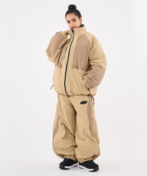 DOLL OUTERWEAR（ドラ アウターウェア）の「[DOLL x DUMDIDUM] 2526 リバーシブルティロパディングジャケット&パンツセット BEIGE 男女共用（セットアップ・レディース・その他・SMALL/MEDIUM/LARGE/X-LARGE）」の15枚目の写真