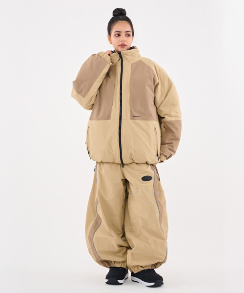 DOLL OUTERWEAR（ドラ アウターウェア）の「[DOLL x DUMDIDUM] 2526 リバーシブルティロパディングジャケット&パンツセット BEIGE 男女共用（セットアップ・レディース・その他・SMALL/MEDIUM/LARGE/X-LARGE）」の8枚目の写真