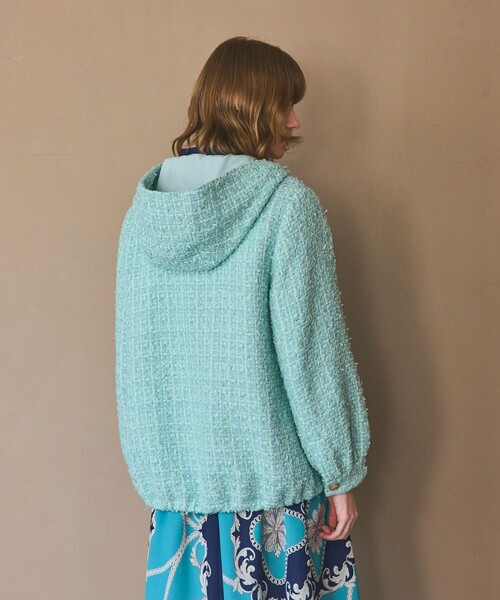 GRACE CLASS(グレースクラス)の「ツイードフーディーコート(その他アウター・レディース・ミント・36)」の11枚目の写真