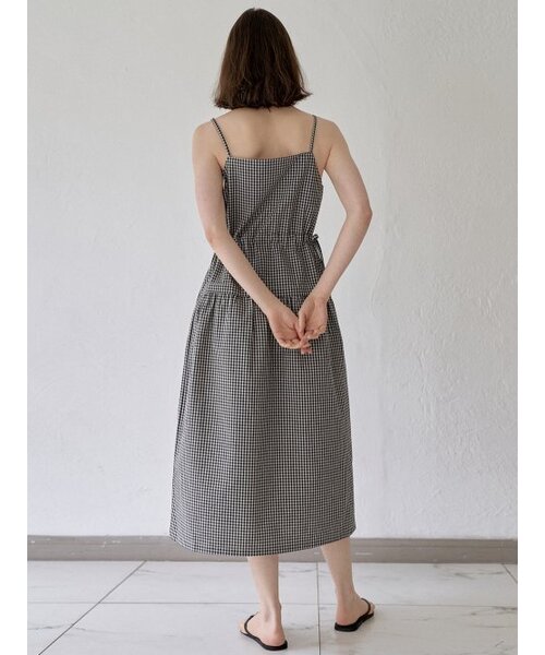 AVANT-G(アバン)の「Gingham Check String Layered Dress - BLACK(ワンピース・レディース・その他・FREE)」の5枚目の写真
