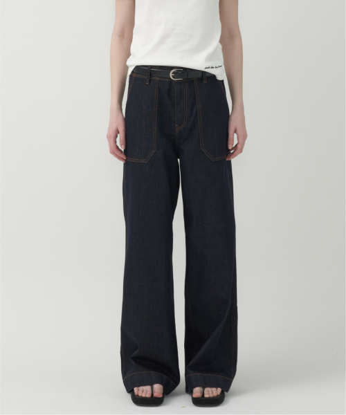 MOTT（モット）の「ポケットエディションノンフェイドデニムスカート - ネイビー（スカート・レディース・その他・SMALL/MEDIUM）」の4枚目の写真