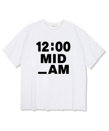 MIDNIGHT12AM（ミッドナイト12エーエム）の「MID_AM 半袖Tシャツ ホワイト（Tシャツ/カットソー）」