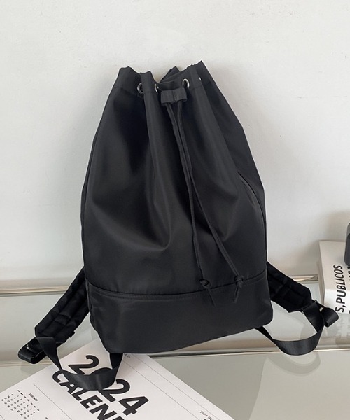 セール】2WAYナイロン巾着リュック/ナップサック/A4サイズ対応（バック