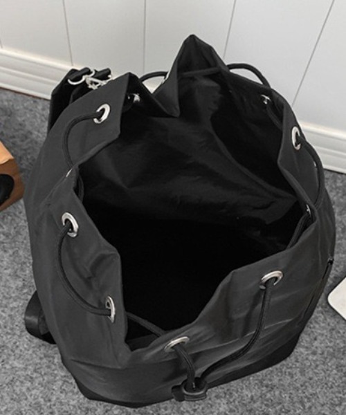 セール】2WAYナイロン巾着リュック/ナップサック/A4サイズ対応（バック