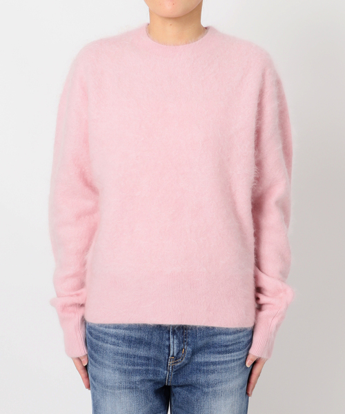 セール】ファーカシミヤクルーネックプルオーバー（ニット/セーター