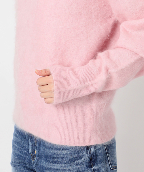 セール】ファーカシミヤクルーネックプルオーバー（ニット/セーター