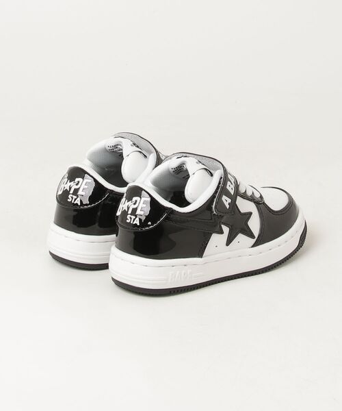 A BATHING APE(アベイシングエイプ)の「BAPE STA KIDS #2(スニーカー・キッズ・ブラック/グリーン/ピンク・14.0cm/19/17/13.0cm/15 /18/16)」の16枚目の写真
