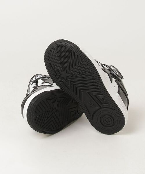 A BATHING APE(アベイシングエイプ)の「BAPE STA KIDS #2(スニーカー・キッズ・ブラック/グリーン/ピンク・14.0cm/19/17/13.0cm/15 /18/16)」の17枚目の写真
