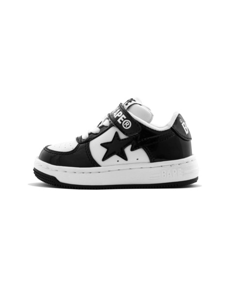 A BATHING APE(アベイシングエイプ)の「BAPE STA KIDS #2(スニーカー・キッズ・ブラック/グリーン/ピンク・14.0cm/19/17/13.0cm/15 /18/16)」の4枚目の写真