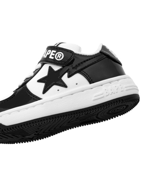 A BATHING APE(アベイシングエイプ)の「BAPE STA KIDS #2(スニーカー・キッズ・ブラック/グリーン/ピンク・14.0cm/19/17/13.0cm/15 /18/16)」の13枚目の写真