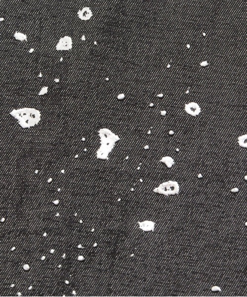 CavariA(キャバリア)の「『CavariA/キャバリア』ラメプリントBIGシルエットシャツ(シャツ/ブラウス・メンズ・グレー/ブラック・L/M)」の7枚目の写真