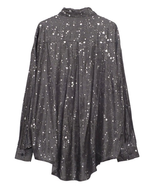 CavariA(キャバリア)の「『CavariA/キャバリア』ラメプリントBIGシルエットシャツ(シャツ/ブラウス・メンズ・グレー/ブラック・L/M)」の10枚目の写真