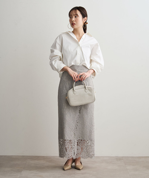 VELETTO（ベレット）の「《追加・NOBLE別注カラー》VELETTO/ベレット エコスウェードボストン（ボストンバッグ・レディース・ベージュ系その他/チャコールグレー・FREE）」の4枚目の写真