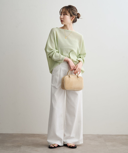 VELETTO（ベレット）の「《追加・NOBLE別注カラー》VELETTO/ベレット エコスウェードボストン（ボストンバッグ・レディース・ベージュ系その他/チャコールグレー・FREE）」の22枚目の写真