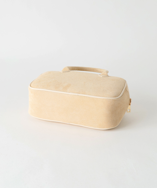 VELETTO（ベレット）の「《追加・NOBLE別注カラー》VELETTO/ベレット エコスウェードボストン（ボストンバッグ・レディース・ベージュ系その他/チャコールグレー・FREE）」の6枚目の写真