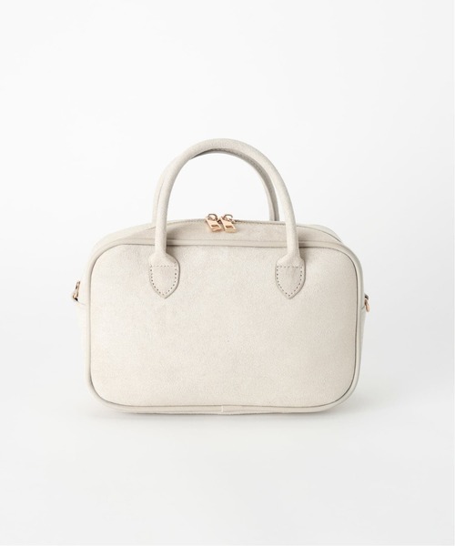 VELETTO（ベレット）の「《追加・NOBLE別注カラー》VELETTO/ベレット エコスウェードボストン（ボストンバッグ・レディース・ベージュ系その他/チャコールグレー・FREE）」の11枚目の写真