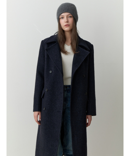 RE_L(リエル)の「Note double wool coat (navy)(チェスターコート・レディース・その他・FREE)」の6枚目の写真