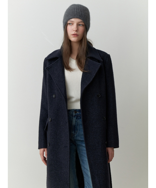 RE_L(リエル)の「Note double wool coat (navy)(チェスターコート・レディース・その他・FREE)」の7枚目の写真
