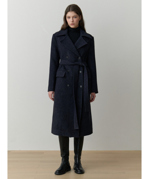 RE_L(リエル)の「Note double wool coat (navy)(チェスターコート・レディース・その他・FREE)」の4枚目の写真