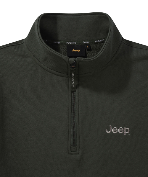 JEEP（ジープ）の「[360g] M-ロゴ ハーフジップ スウェット (JR5TSU838GN)（スウェット・レディース・その他・SMALL/MEDIUM/LARGE/X-LARGE/2XL）」の7枚目の写真
