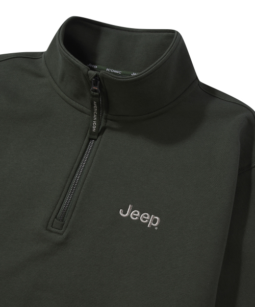 JEEP（ジープ）の「[360g] M-ロゴ ハーフジップ スウェット (JR5TSU838GN)（スウェット・レディース・その他・SMALL/MEDIUM/LARGE/X-LARGE/2XL）」の5枚目の写真