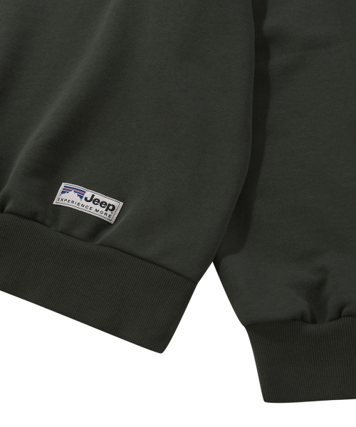 JEEP（ジープ）の「[360g] M-ロゴ ハーフジップ スウェット (JR5TSU838GN)（スウェット・レディース・その他・SMALL/MEDIUM/LARGE/X-LARGE/2XL）」の4枚目の写真