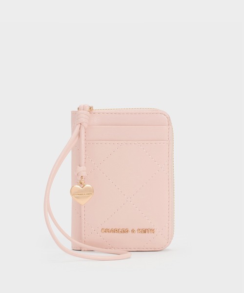 CHARLES & KEITH(チャールズ & キース)の「Apfra アップフラ キルトリストレットカードホルダー(カードケース・レディース・ブラック/クリーム/ピンク・XXS)」の18枚目の写真