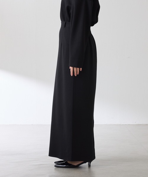 COLLAGE GALLARDAGALANTE（コラージュガリャルダガランテ）の「ポンチタイトスカート/セットアップ/WEB限定（スカート・レディース・チャコールグレー/ブラック・FREE/TM/PM）」の4枚目の写真