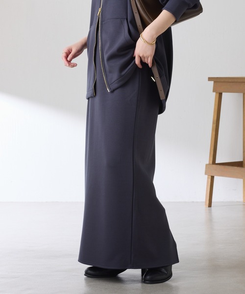 COLLAGE GALLARDAGALANTE（コラージュガリャルダガランテ）の「ポンチタイトスカート/セットアップ/WEB限定（スカート・レディース・チャコールグレー/ブラック・FREE/TM/PM）」の14枚目の写真