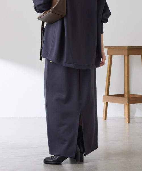 COLLAGE GALLARDAGALANTE（コラージュガリャルダガランテ）の「ポンチタイトスカート/セットアップ/WEB限定（スカート・レディース・チャコールグレー/ブラック・FREE/TM/PM）」の15枚目の写真