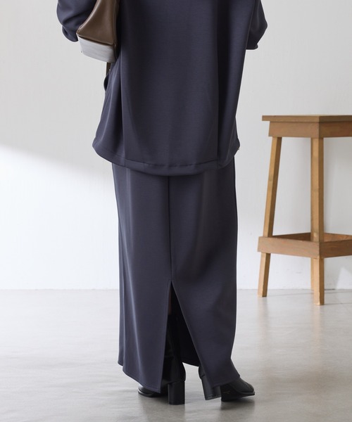 COLLAGE GALLARDAGALANTE（コラージュガリャルダガランテ）の「ポンチタイトスカート/セットアップ/WEB限定（スカート・レディース・チャコールグレー/ブラック・FREE/TM/PM）」の16枚目の写真