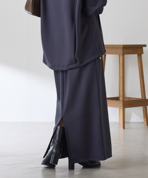 COLLAGE GALLARDAGALANTE（コラージュガリャルダガランテ）の「ポンチタイトスカート/セットアップ/WEB限定（スカート・レディース・チャコールグレー/ブラック・FREE/TM/PM）」の17枚目の写真