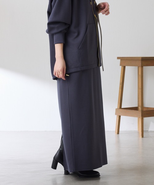 COLLAGE GALLARDAGALANTE（コラージュガリャルダガランテ）の「ポンチタイトスカート/セットアップ/WEB限定（スカート・レディース・チャコールグレー/ブラック・FREE/TM/PM）」の18枚目の写真