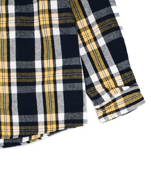 FIVEBROTHER（ファイブブラザー）の「【T14】【FIVEBROTHER/ファイブブラザー】9oz HEAVY CHECK SHIRTS（シャツ/ブラウス・メンズ・ブラック系その他/ブルー系その他2/ブラウン系その他/イエロー系その他/ブラック系その他2/レッド系その他/ブルー系その他/レッド系その他2・XX-LARGE/X-LARGE/LARGE/MEDIUM）」の11枚目の写真