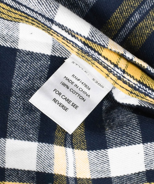FIVEBROTHER（ファイブブラザー）の「【T14】【FIVEBROTHER/ファイブブラザー】9oz HEAVY CHECK SHIRTS（シャツ/ブラウス・メンズ・ブラック系その他/ブルー系その他2/ブラウン系その他/イエロー系その他/ブラック系その他2/レッド系その他/ブルー系その他/レッド系その他2・XX-LARGE/X-LARGE/LARGE/MEDIUM）」の16枚目の写真