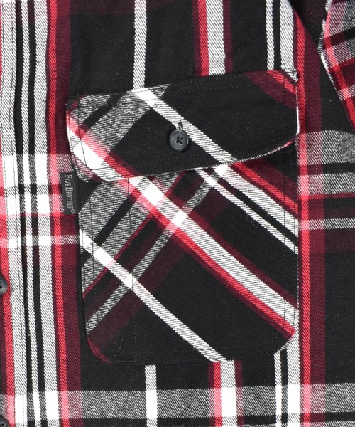 FIVEBROTHER（ファイブブラザー）の「【T14】【FIVEBROTHER/ファイブブラザー】9oz HEAVY CHECK SHIRTS（シャツ/ブラウス・メンズ・ブラック系その他/ブルー系その他2/ブラウン系その他/イエロー系その他/ブラック系その他2/レッド系その他/ブルー系その他/レッド系その他2・XX-LARGE/X-LARGE/LARGE/MEDIUM）」の22枚目の写真