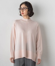 ファインウールハイネックニット