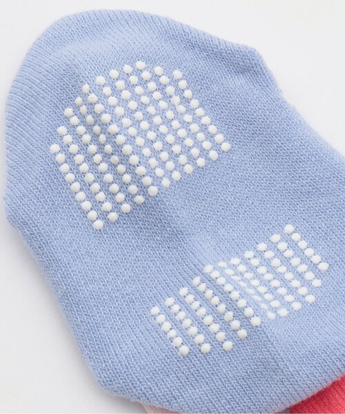 baby cheer(ベイビーチアー)の「キャンディクルーソックス(ソックス/靴下・キッズ・ピンク/ホワイト系・13-15cm/11-13cm/9-11cm/15-17cm)」の4枚目の写真