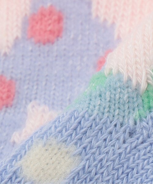 baby cheer(ベイビーチアー)の「キャンディクルーソックス(ソックス/靴下・キッズ・ピンク/ホワイト系・13-15cm/11-13cm/9-11cm/15-17cm)」の5枚目の写真