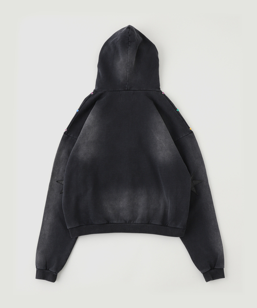 MARK POINT（マークポイント）の「MARK POINT / マークポイント GSTONE W ZIP HOODIE（パーカー・メンズ・レッド/グリーン/ブラック・LARGE/MEDIUM）」の4枚目の写真