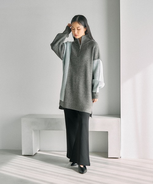 LEPSIM（レプシィム）の「ライトスウェットフレアパンツ　634621（スウェットパンツ・レディース・ブラック/ブラウン/トップグレー・FREE/TALL）」の15枚目の写真