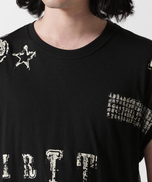 SHARE SPIRIT（シェアースピリット）の「SHARE SPIRIT/シェアースピリット/LETTER TEE（Tシャツ/カットソー・メンズ・ホワイト/ブラック・M）」の7枚目の写真