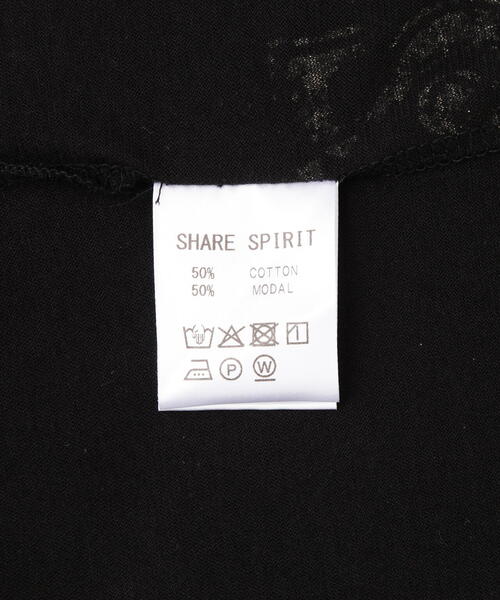SHARE SPIRIT（シェアースピリット）の「SHARE SPIRIT/シェアースピリット/LETTER TEE（Tシャツ/カットソー・メンズ・ホワイト/ブラック・M）」の13枚目の写真