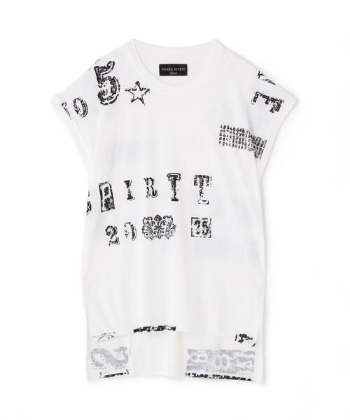SHARE SPIRIT（シェアースピリット）の「SHARE SPIRIT/シェアースピリット/LETTER TEE（Tシャツ/カットソー・メンズ・ホワイト/ブラック・M）」の18枚目の写真