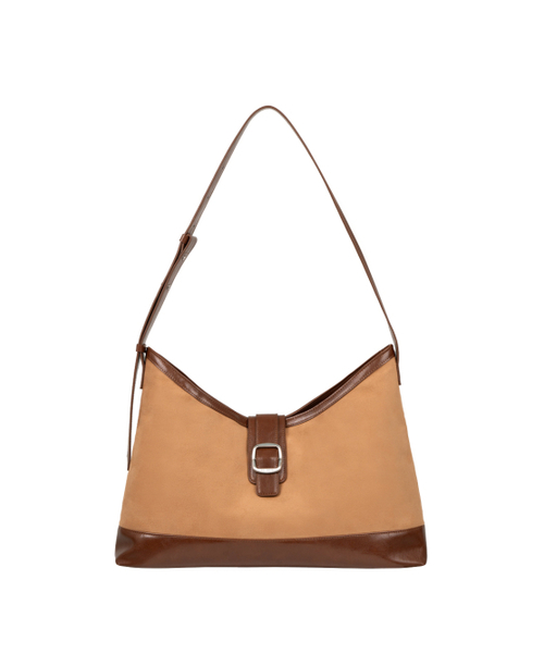 SEMICODE(セミコード)の「veil bag - suede chestnut(メッセンジャーバッグ・レディース・その他・FREE)」の4枚目の写真