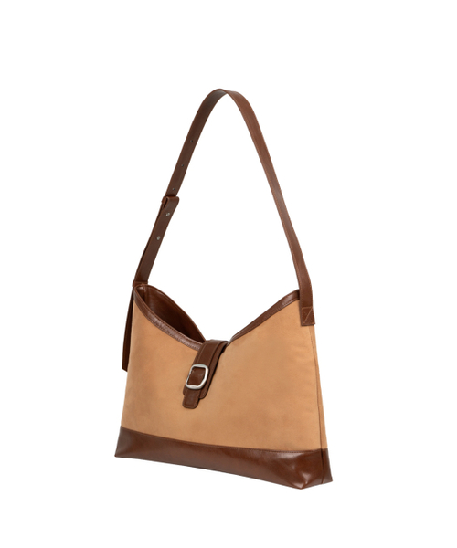 SEMICODE(セミコード)の「veil bag - suede chestnut(メッセンジャーバッグ・レディース・その他・FREE)」の5枚目の写真