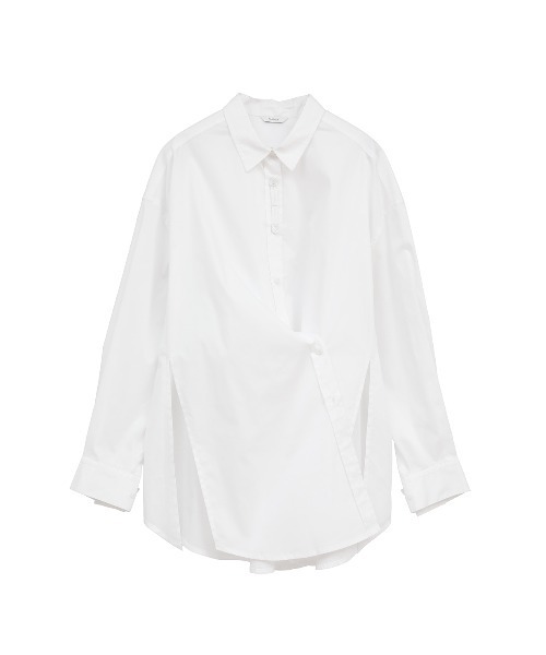 MANOF（マノフ）の「OVER SIZED 2WAY SHIRTS（シャツ/ブラウス・レディース・ホワイト/ブラック・S/M）」の17枚目の写真